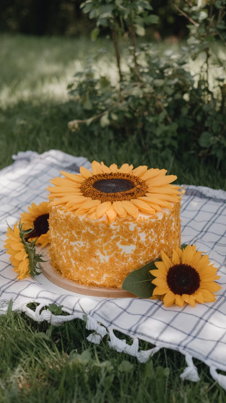 6 Sunflower Cake Designs That Are Bold, Bright and Blooming