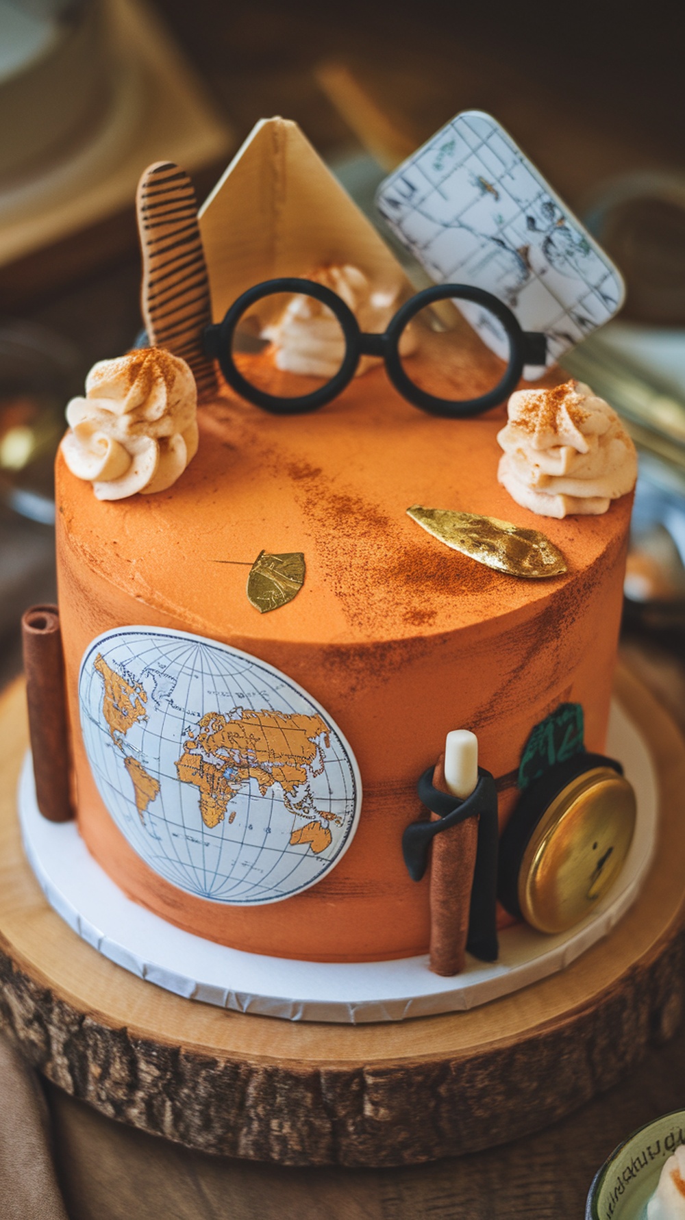 A spiced cake decorated with a horse and globe, representing Sagittarius.