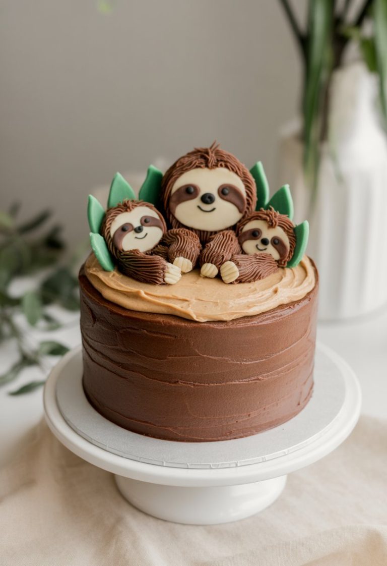 9 Sloth Cakes That Are Almost Too Cute to Eat